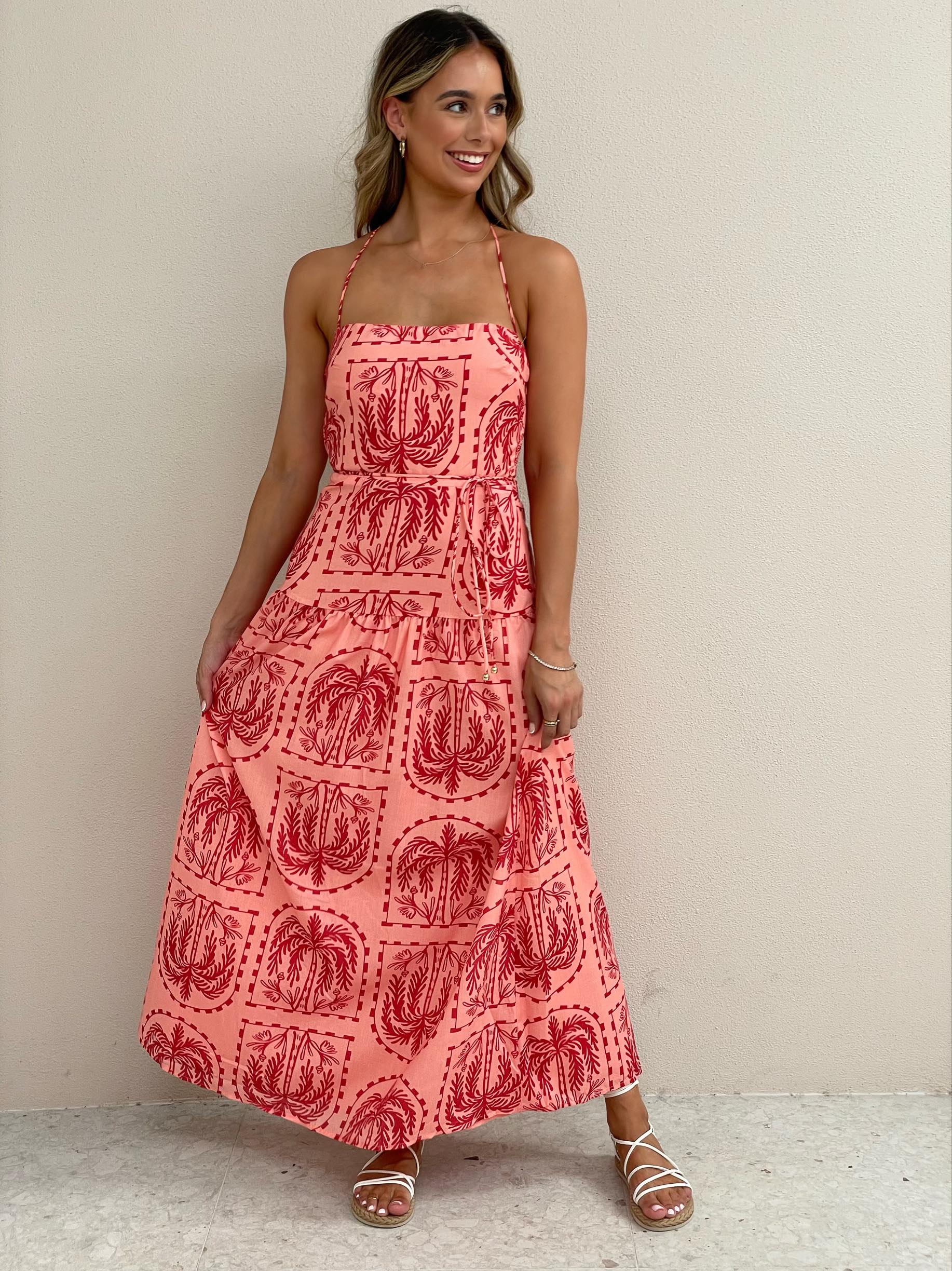 Boho Print Maxi Dress