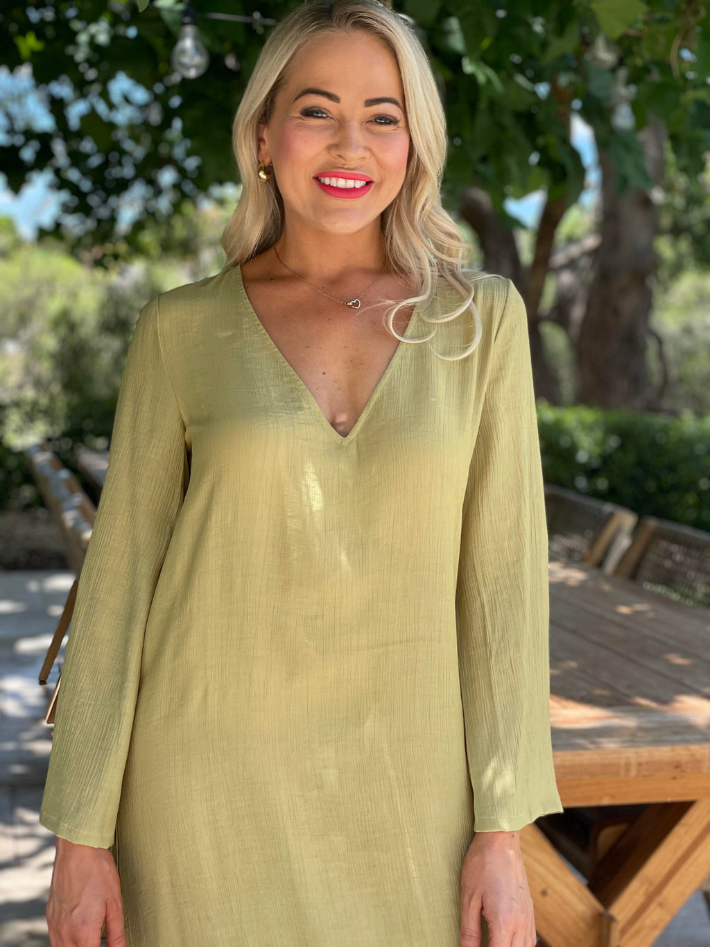 Maxi Dress - Olive Green