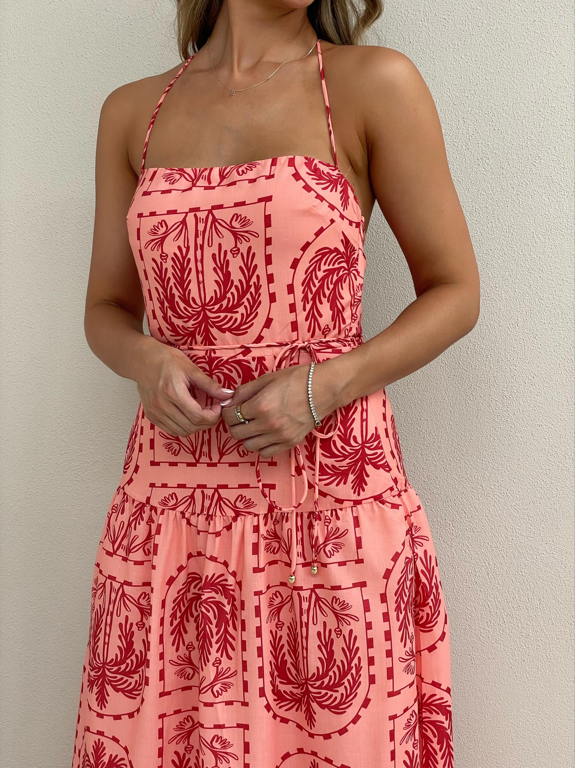 Boho Print Maxi Dress