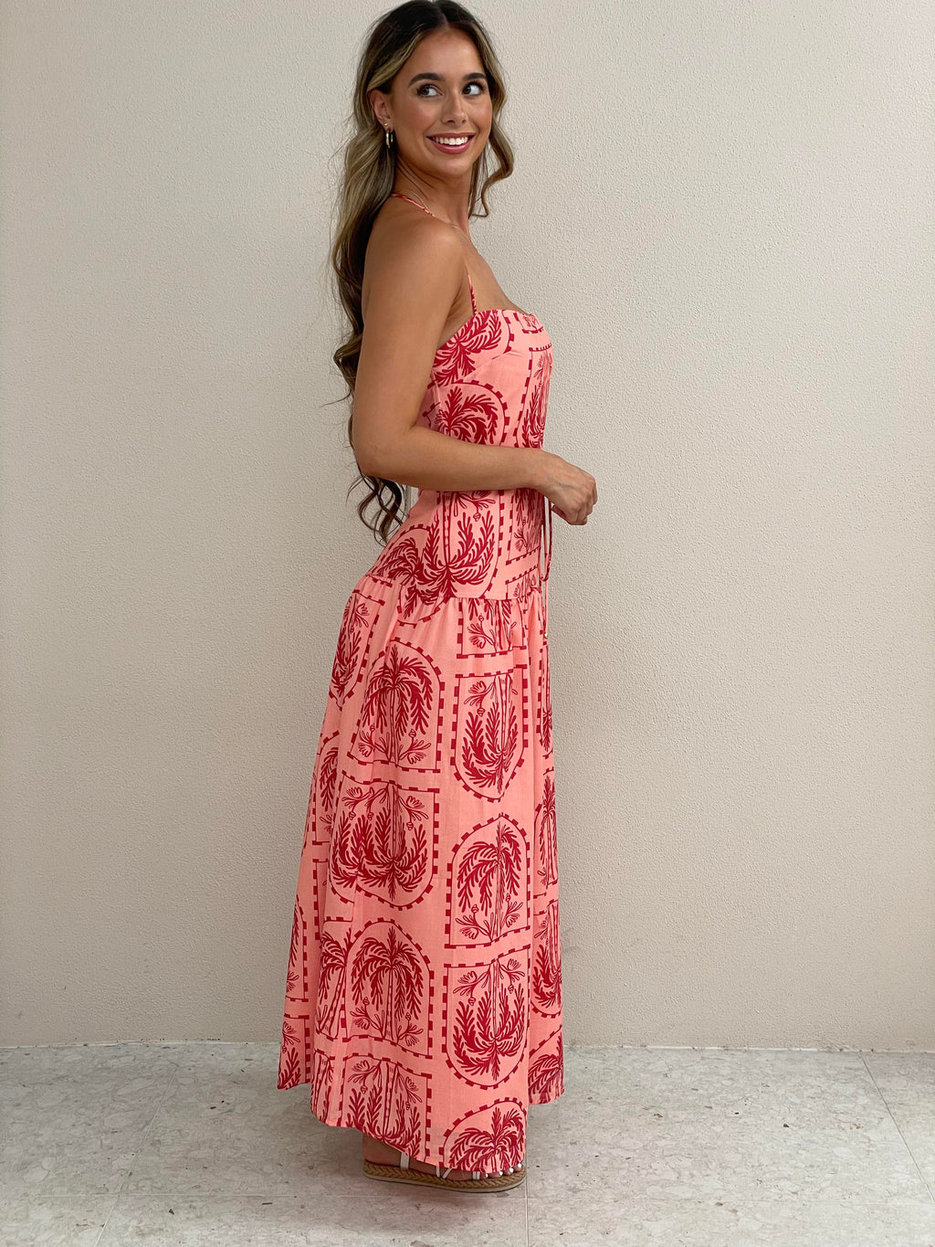 Boho Print Maxi Dress