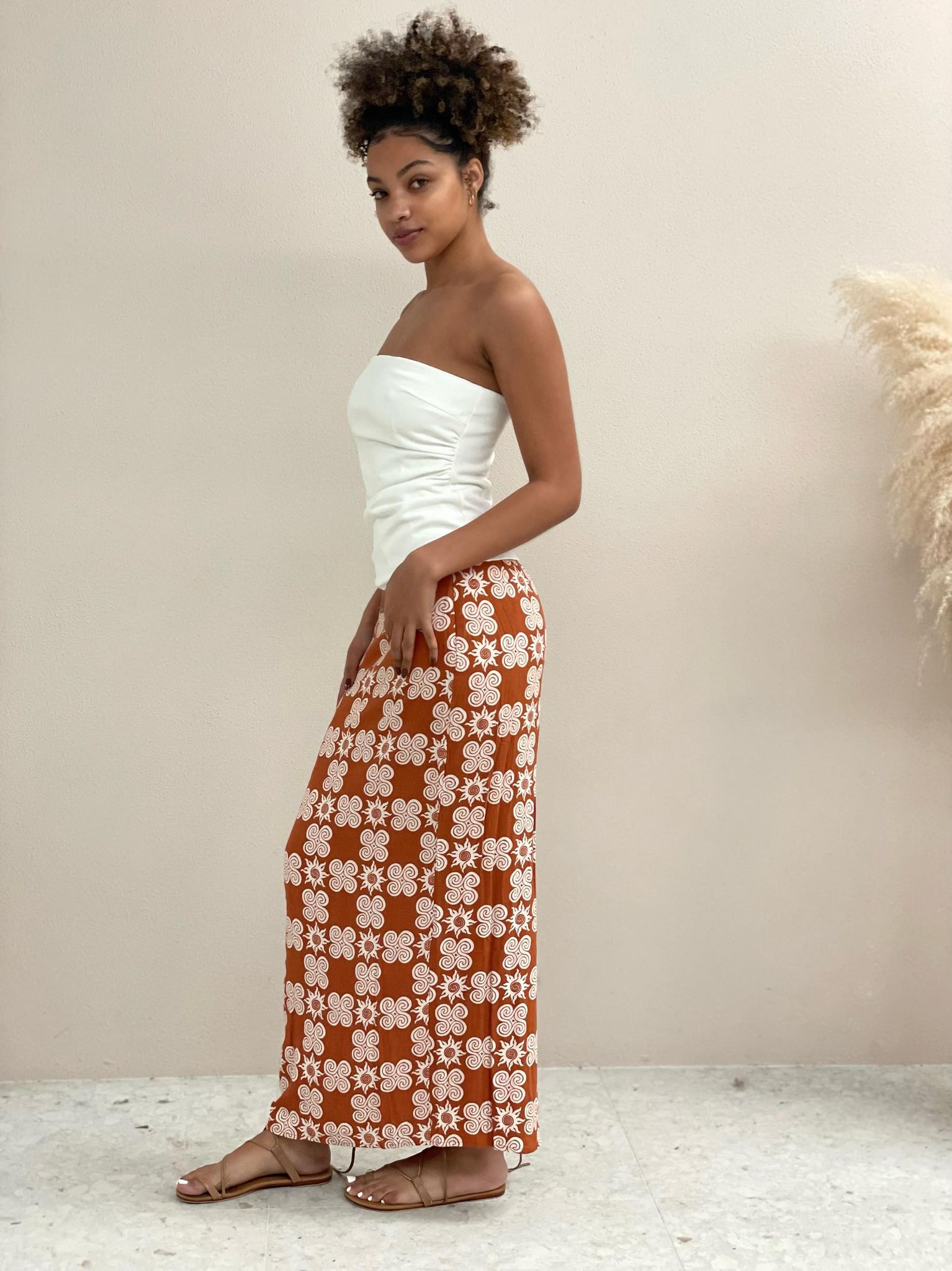 Strapless Top - White